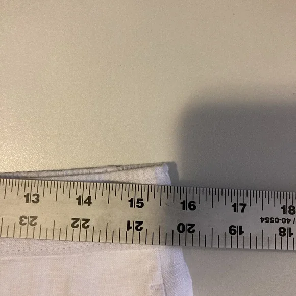 J Crew Harbor Shorts Medium White Linen - Picture 3 of 5